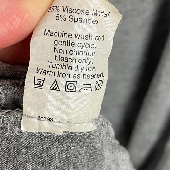 J Crew Grey Modal Maxi Dress Size Small Grey Sleeveless Stretch Style A2440 Boho - Picture 6 of 13